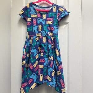 Princess Awesome "Control Chic" Multicolor Video Game Dress